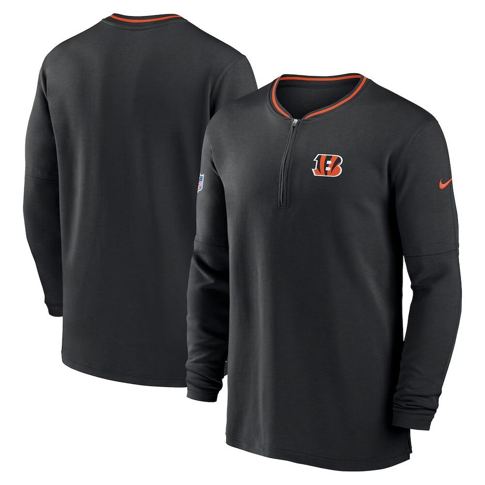 Nike Cincinnati Bengals Sideline Long Sleeve Quarter (1/4) Zip Pullover 3XL-used